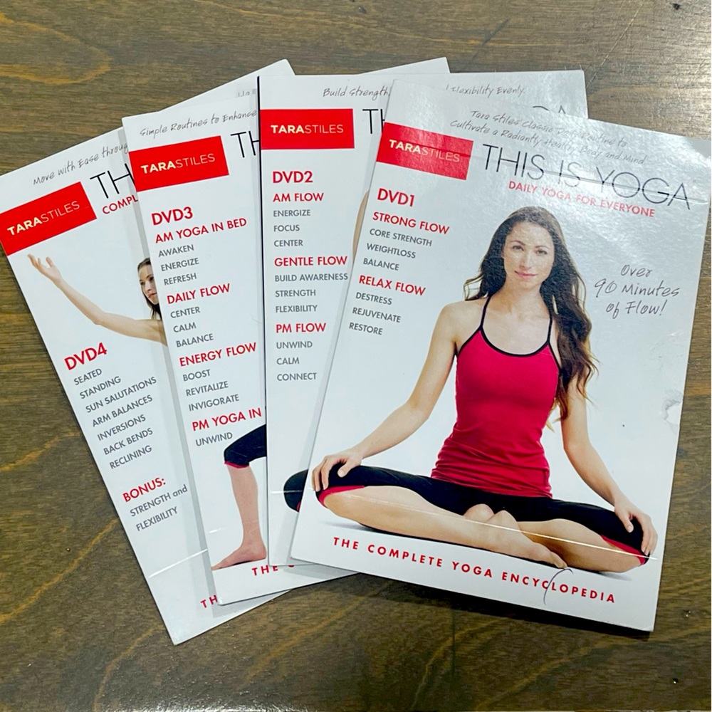 Tara Stiles This is Yoga DVD set of 4